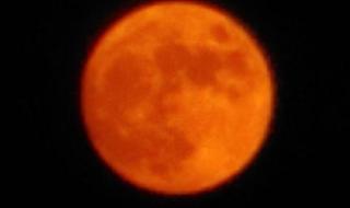 月亮为什么是红色的 为什么月亮又红又低
